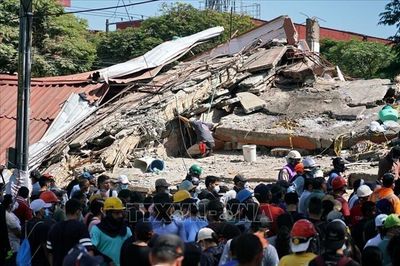 Colombia đẩy nhanh hoạt động cứu hộ sau trận động đất