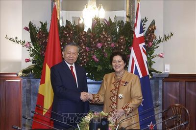 Tổng Bí thư, Chủ tịch nước Tô Lâm hội kiến Toàn quyền New Zealand
