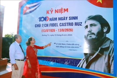 Dấu ấn đặc biệt của lãnh tụ Fidel Castro ở vùng 'đất lửa' Quảng Trị