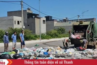 Xử lý điểm tập kết rác thải sinh hoạt tự phát tại khu vực chợ Bến Sung