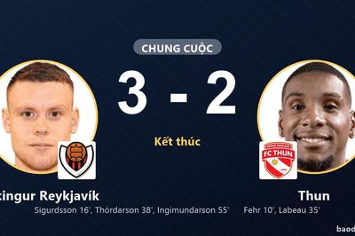 Víkingur Reykjavík ngược dòng hạ Thun 3-2 trong màn rượt đuổi kịch tính