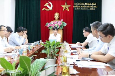 Ban Pháp chế thẩm tra nội dung trình kỳ họp chuyên đề HĐND thành phố Đồng Nai