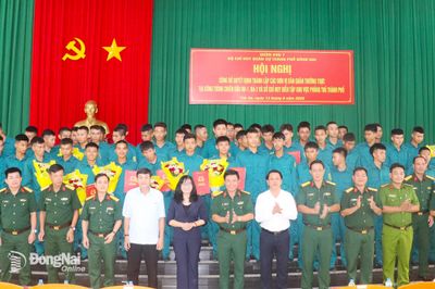 Đồng Nai: Thành lập 3 đơn vị dân quân thường trực bảo vệ công trình chiến đấu