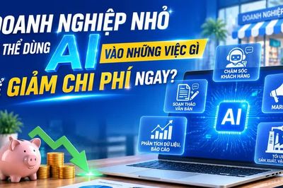 Doanh nghiệp nhỏ có thể dùng AI vào những việc gì để giảm chi phí ngay?