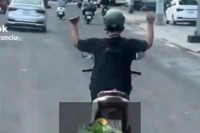Gia Lai: Xác minh xử lý người điều khiển xe mô tô buông 2 tay từ bài đăng trên mạng xã hội