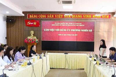 Ủy ban Kiểm tra Tỉnh ủy giám sát tài chính, ngân sách tại phường Nghĩa Lộ