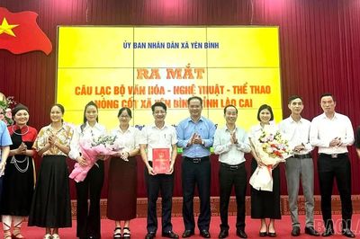 Yên Bình ra mắt Câu lạc bộ Văn hóa - Nghệ thuật - Thể thao nòng cốt