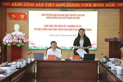 Đảng ủy phường Sa Pa tăng cường thực hiện dân chủ ở cơ sở
