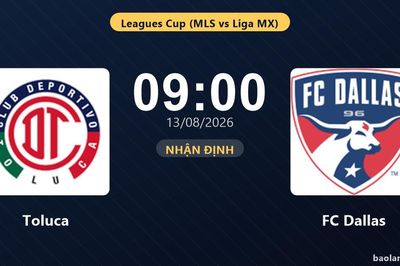 Nhận định Toluca vs FC Dallas: đội hình dự kiến