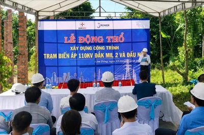 Khởi công công trình Trạm biến áp 110kV Đắk Mil 2 và đấu nối