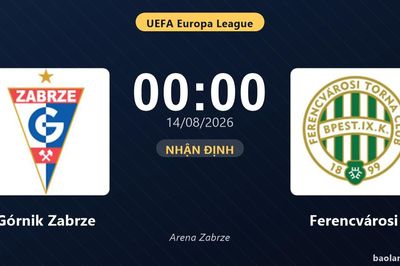 Nhận định Górnik Zabrze vs Ferencvárosi: đội hình dự kiến