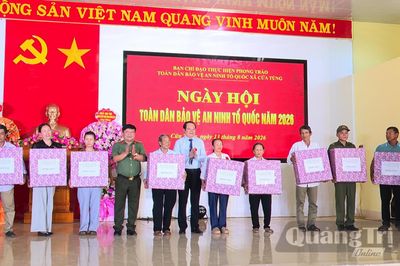 Xã Cửa Tùng tổ chức Ngày hội 'Toàn dân bảo vệ an ninh Tổ quốc' năm 2026