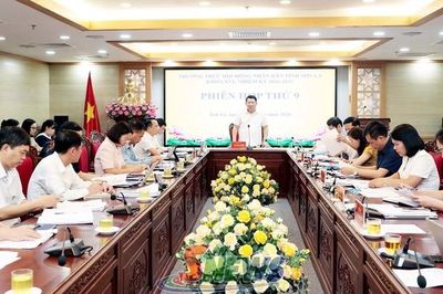 Phiên họp thứ 9, Thường trực HĐND tỉnh khóa XVI, nhiệm kỳ 2026 - 2031