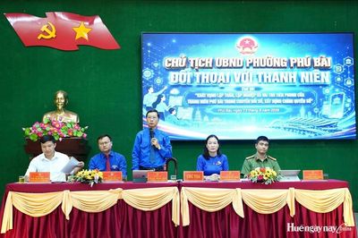Chủ tịch UBND phường Phú Bài đối thoại với thanh niên năm 2026