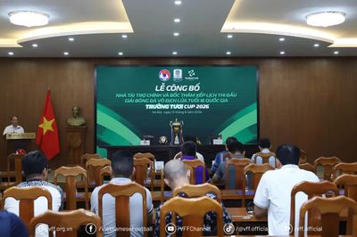 Bốc thăm xếp lịch thi đấu Giải bóng đá Vô địch lứa tuổi 16 Quốc gia 2026