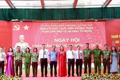Ngày hội toàn dân bảo vệ an ninh Tổ quốc tại phường Dương Nội: Phát huy sức mạnh tổng hợp, xây dựng thế trận an ninh vững chắc