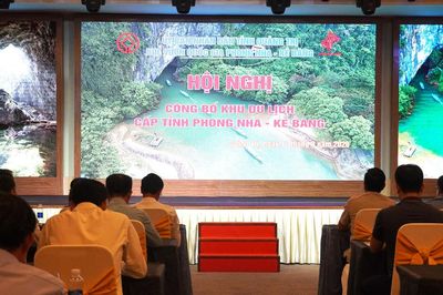 Công bố Khu du lịch cấp tỉnh Phong Nha - Kẻ Bàng