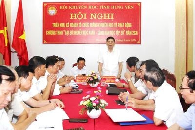 Hưng Yên phát động chương trình 'Đại sứ Khuyến học xanh - Công dân học tập số' năm 2026