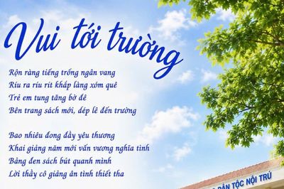 'Vui tới trường' - khi những ước mơ bắt đầu