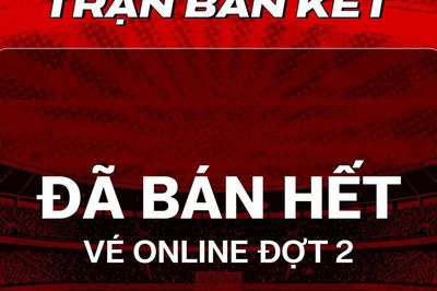 Vé online đợt hai trận Việt Nam và Malaysia 'cháy' trong chưa đầy một giờ