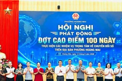 Chuyển đổi số tại phường Hoàng Mai: 100 ngày làm thật, hiệu quả thật