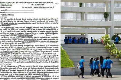 Đề Văn thi lại tốt nghiệp THPT tại trường Chuyên Tuyên Quang: Thời sự, không dễ lấy điểm cao