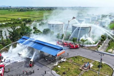 Nghệ An: Thực tập phương án chữa cháy, cứu nạn, cứu hộ cấp tỉnh