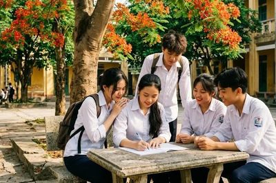Đề thi lại Ngữ văn tính thực tiễn cao, mức độ yêu cầu tương đương đề lần 1