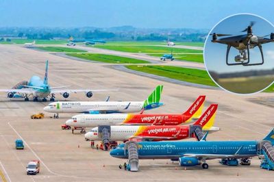 UAV xâm nhập vùng cấm bay: 17 vụ trong 6 tháng, hàng không thiệt hại hàng tỷ đồng