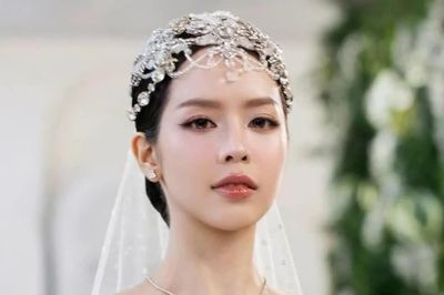 Trịnh Thăng Bình theo dõi Hoa hậu Thanh Thủy diễn váy cưới