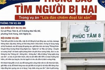 Giả danh phòng khám chuyên khoa xương khớp để lừa đảo người già