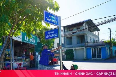 Lắp đặt biển tên nhiều tuyến đường mới tại phường Thành Sen