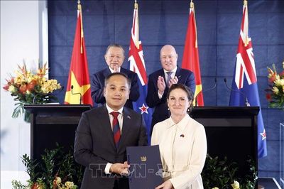 Mở ra giai đoạn hợp tác thực chất, hiệu quả và bền vững hơn giữa Việt Nam - New Zealand