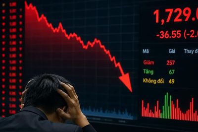 Bán tháo trên diện rộng, VN Index đánh rơi gần 37 điểm