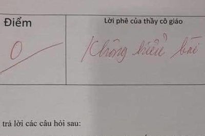 Bài tập làm đúng hết nhưng bị 0 điểm, xem đáp án mới thấy cô giáo chấm không oan