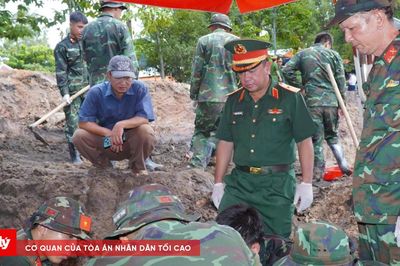 Phát hiện thêm 10 bộ hài cốt liệt sĩ tại Công viên Lê Thị Riêng