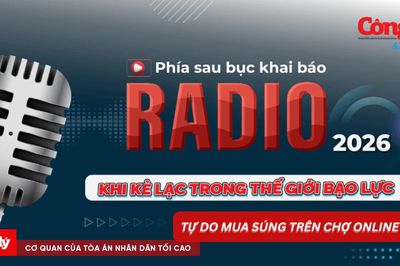 Radio Phía sau bục khai báo: Khi kẻ lạc trong thế giới bạo lực tự do mua súng trên chợ online