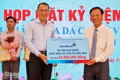 An Giang trao 473 triệu đồng hỗ trợ nạn nhân chất độc da cam