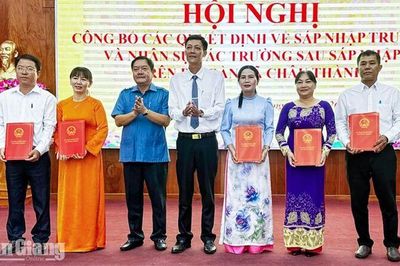 Xã Châu Thành giảm từ 16 trường còn 5 trường