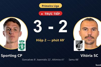 TRỰC TIẾPTrực tiếp Sporting CP vs Vitória SC: Vitória SC rút ngắn cách biệt 3-2