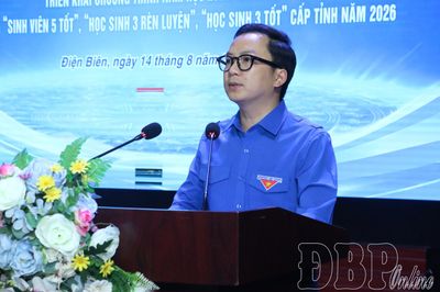 Tỉnh đoàn Điện Biên triển khai chương trình công tác Đoàn, Đội trường học năm học 2026 - 2027