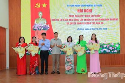 Các địa phương công bố Quyết định sáp nhập cơ sở giáo dục
