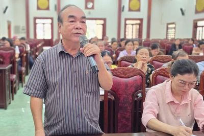 Cử tri phường Diên Hồng kiến nghị nhiều vấn đề về đô thị, hạ tầng và dân sinh