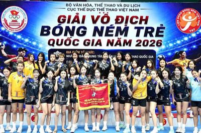 Đội nữ U20 Gia Lai giành huy chương vàng tại Giải vô địch bóng ném trẻ quốc gia 2026