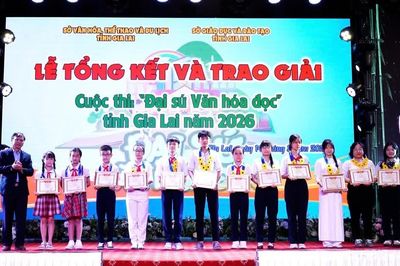 Trao giải cuộc thi “Đại sứ văn hóa đọc” và “Giới thiệu sách trực tuyến” tỉnh Gia Lai năm 2026