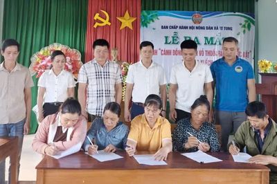Ra mắt mô hình “Cánh đồng không vỏ thuốc bảo vệ thực vật” ở xã Tơ Tung