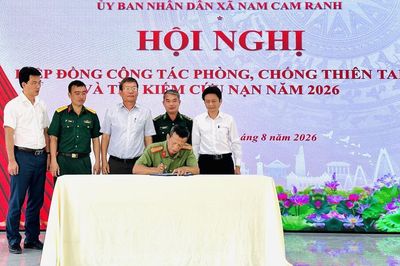 Xã Nam Cam Ranh triển khai công tác phòng, chống thiên tai và tuyển quân năm 2027