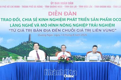Diễn đàn trao đổi, chia sẻ kinh nghiệm phát triển sản phẩm OCOP, làng nghề và mô hình nông nghiệp
