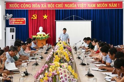 Xã Thuận Bắc triển khai công tác bầu cử trưởng thôn
