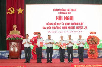 Lữ đoàn 954 thành lập Đại đội Phương tiện không người lái